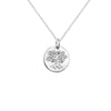 Sterling Silver Necklace With Tree Of Wisdom - Hypoallergenic Sterling Silver Jewellery  15mm * 12mm