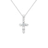 Sterling Silver Cross Necklace - Hypoallergenic Sterling Silver Jewellery by Aeon