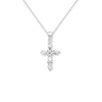 Sterling Silver Cross Necklace - Hypoallergenic Sterling Silver Jewellery by Aeon